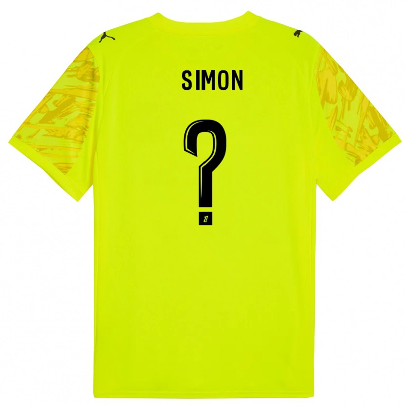 Danxen Herren Jules Simon #0 Trikot Leuchtgrün Gelb Torwarttrikot 2025/26 Österreich