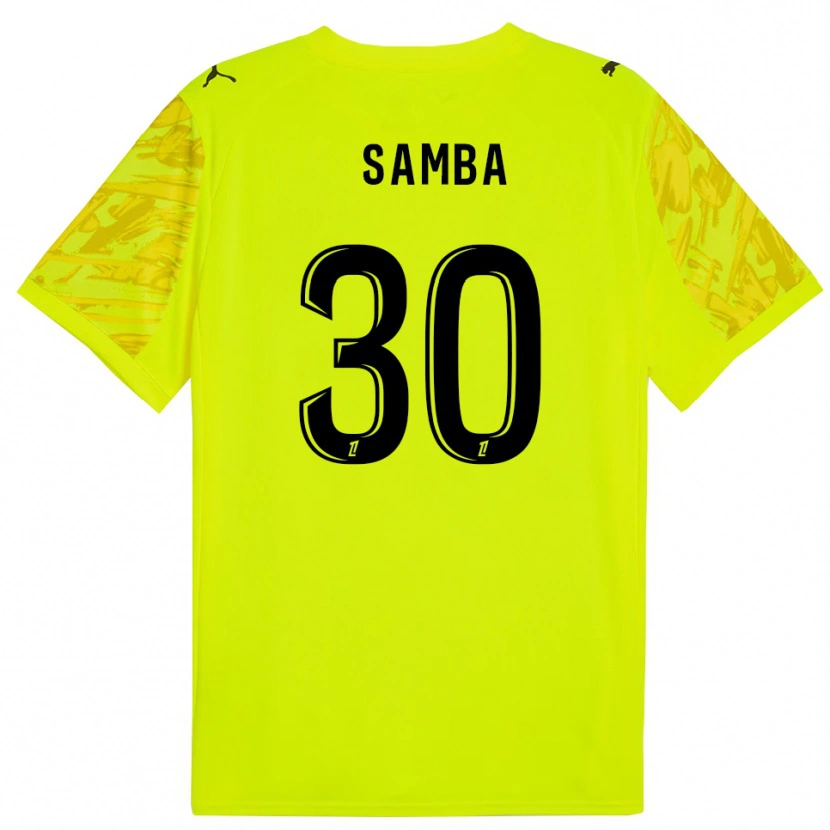 Danxen Herren Brice Samba #30 Trikot Leuchtgrün Gelb Torwarttrikot 2025/26 Österreich