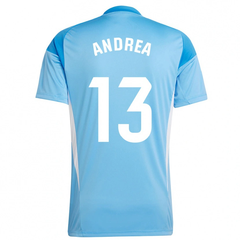 Danxen Herren Andrea Romero Burgos #13 Trikot Himmelblau Weiß Torwarttrikot 2025/26 Österreich