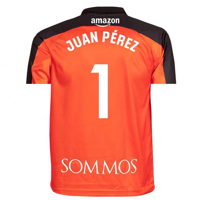 Danxen Herren Juan Pérez #1 Trikot Orange Schwarz Torwarttrikot 2025/26 Österreich