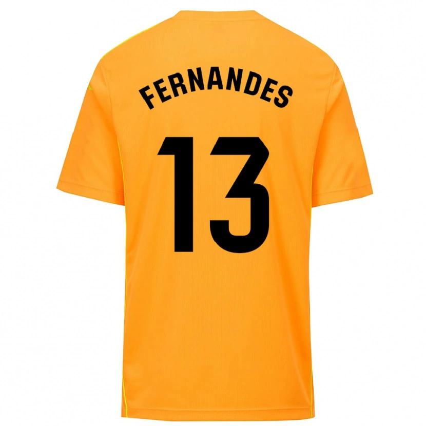 Danxen Herren Guilherme Fernandes #13 Trikot Orange Schwarz Torwarttrikot 2025/26 Österreich