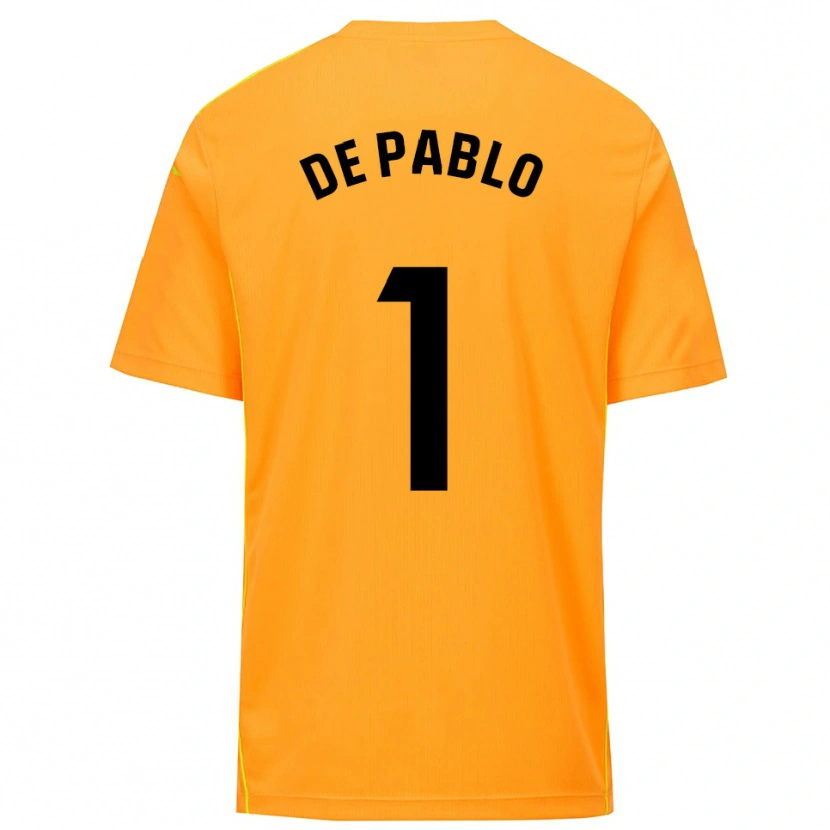Danxen Herren Álvaro de Pablo #1 Trikot Orange Schwarz Torwarttrikot 2025/26 Österreich