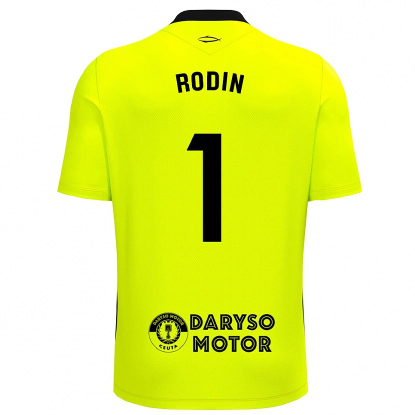 Danxen Herren Antonio Rodin #1 Trikot Gelbgrün Schwarz Torwarttrikot 2025/26 Österreich