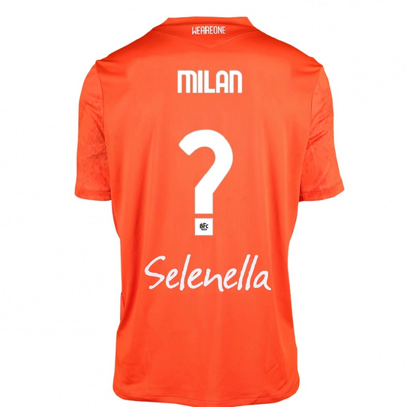 Danxen Herren Riccardo Milan #0 Trikot Orange Schwarz Weiß Torwarttrikot 2025/26 Österreich