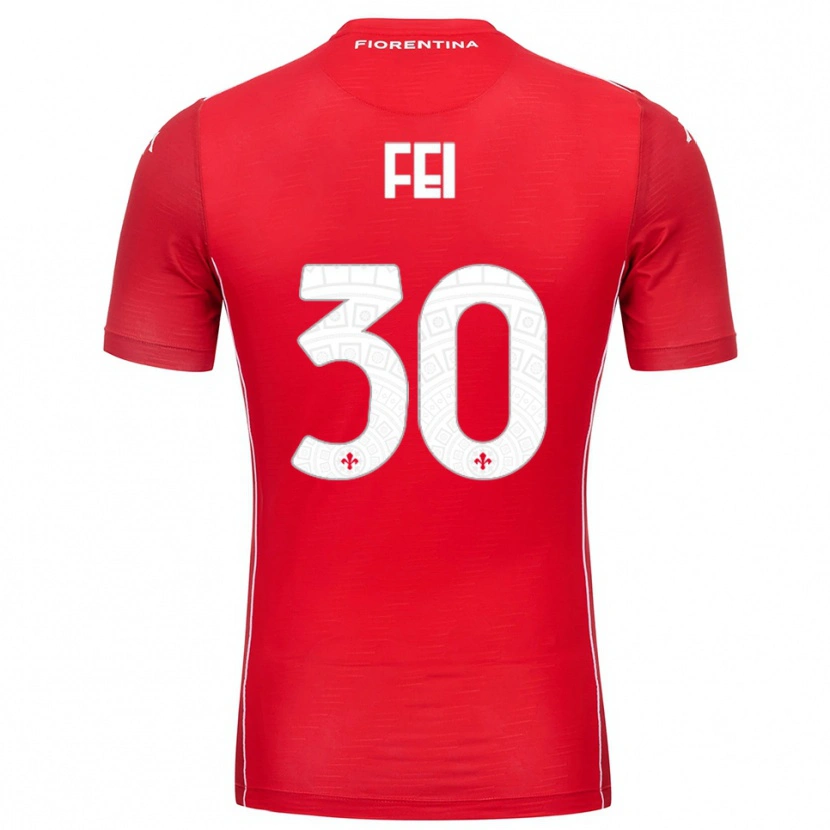 Danxen Herren Gianmaria Fei #30 Trikot Rot Weiß Torwarttrikot 2025/26 Österreich