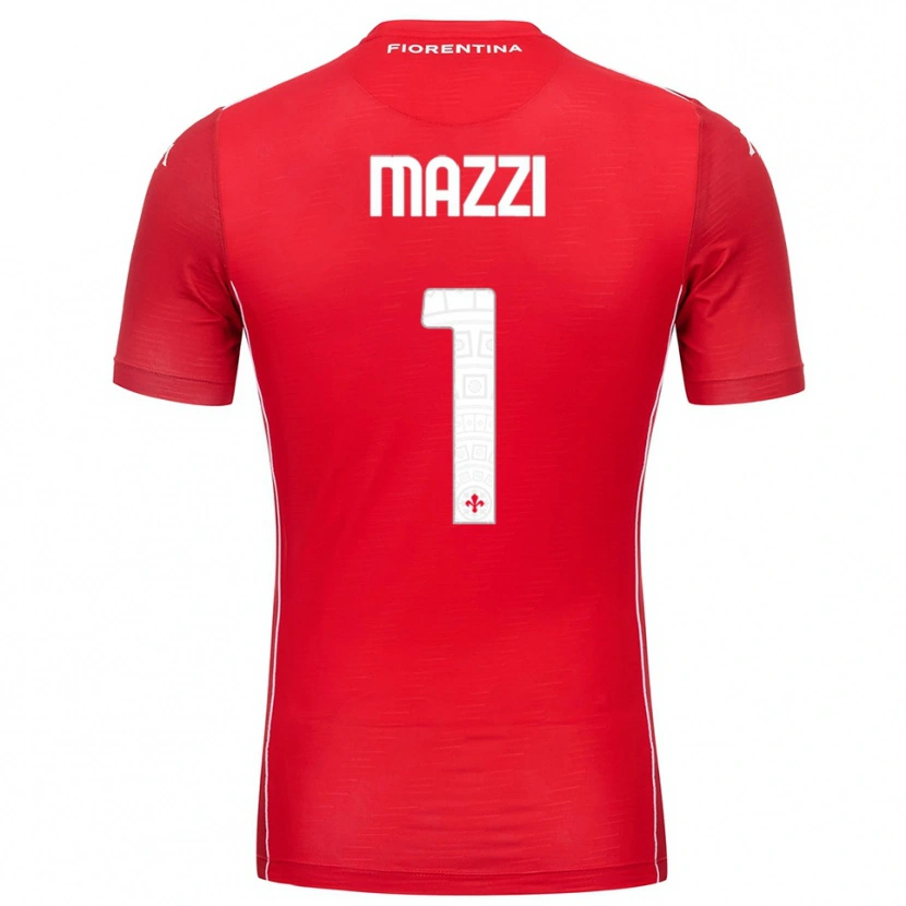 Danxen Herren Tommaso Mazzi #1 Trikot Rot Weiß Torwarttrikot 2025/26 Österreich