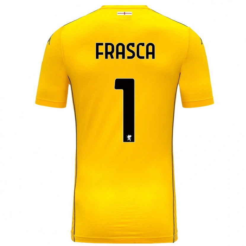 Danxen Herren Andrea Frasca #1 Trikot Dunkelgelb Schwarz Torwarttrikot 2025/26 Österreich