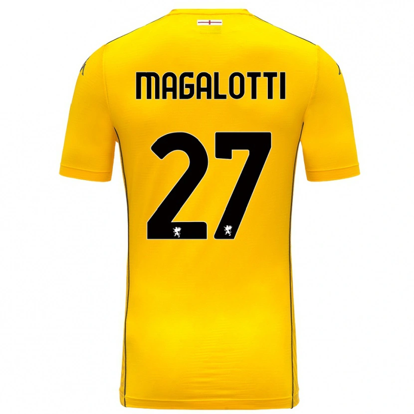 Danxen Herren Gabriele Magalotti #27 Trikot Dunkelgelb Schwarz Torwarttrikot 2025/26 Österreich