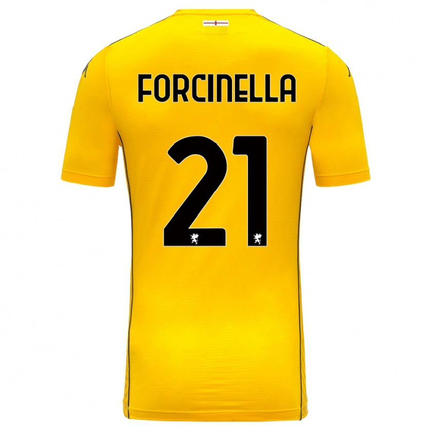 Danxen Herren Camilla Forcinella #21 Trikot Dunkelgelb Schwarz Torwarttrikot 2025/26 Österreich