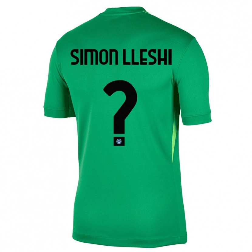 Danxen Herren Simon Lleshi #0 Trikot Hellgrün Schwarz Torwarttrikot 2025/26 Österreich