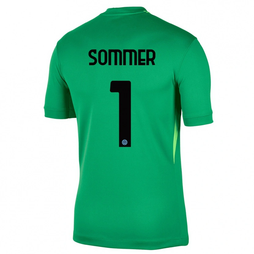 Danxen Herren Yann Sommer #1 Trikot Hellgrün Schwarz Torwarttrikot 2025/26 Österreich
