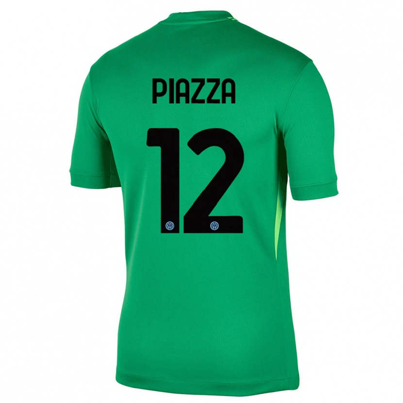 Danxen Herren Alessia Piazza #12 Trikot Hellgrün Schwarz Torwarttrikot 2025/26 Österreich