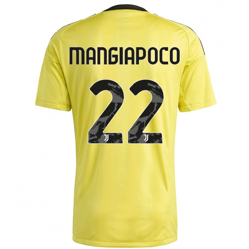 Danxen Herren Stefano Mangiapoco #22 Trikot Gelb Weiß Torwarttrikot 2025/26 Österreich