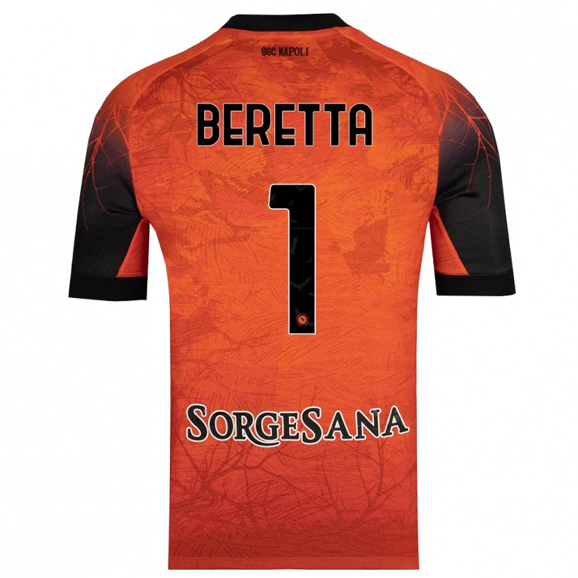 Danxen Herren Beatrice Beretta #1 Trikot Orange Rot Schwarz Torwarttrikot 2025/26 Österreich