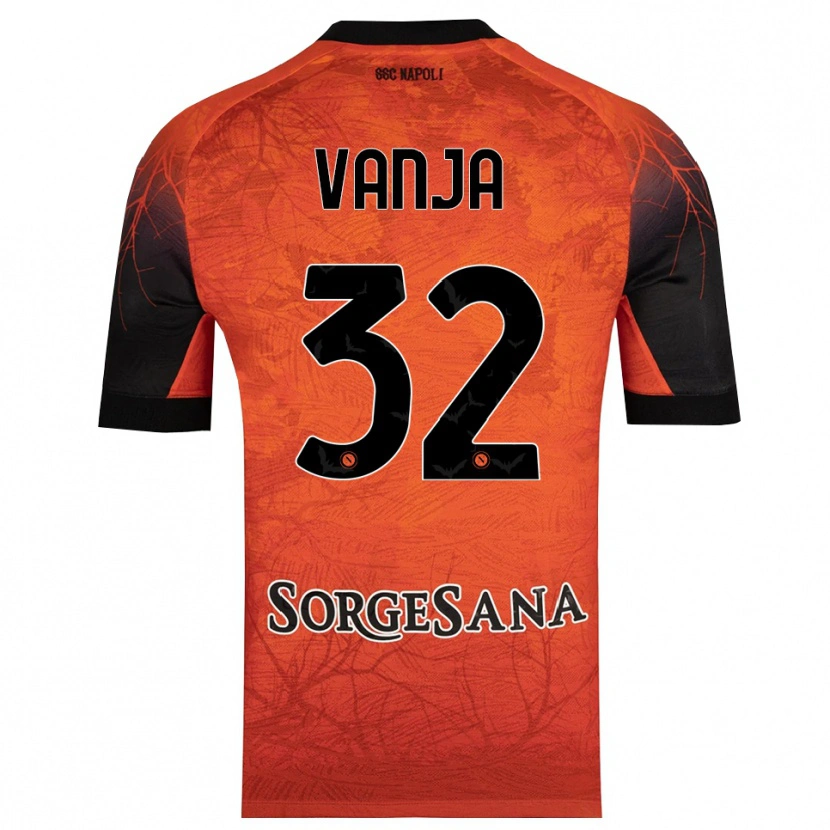 Danxen Herren Vanja Milinković-Savić #32 Trikot Orange Rot Schwarz Torwarttrikot 2025/26 Österreich