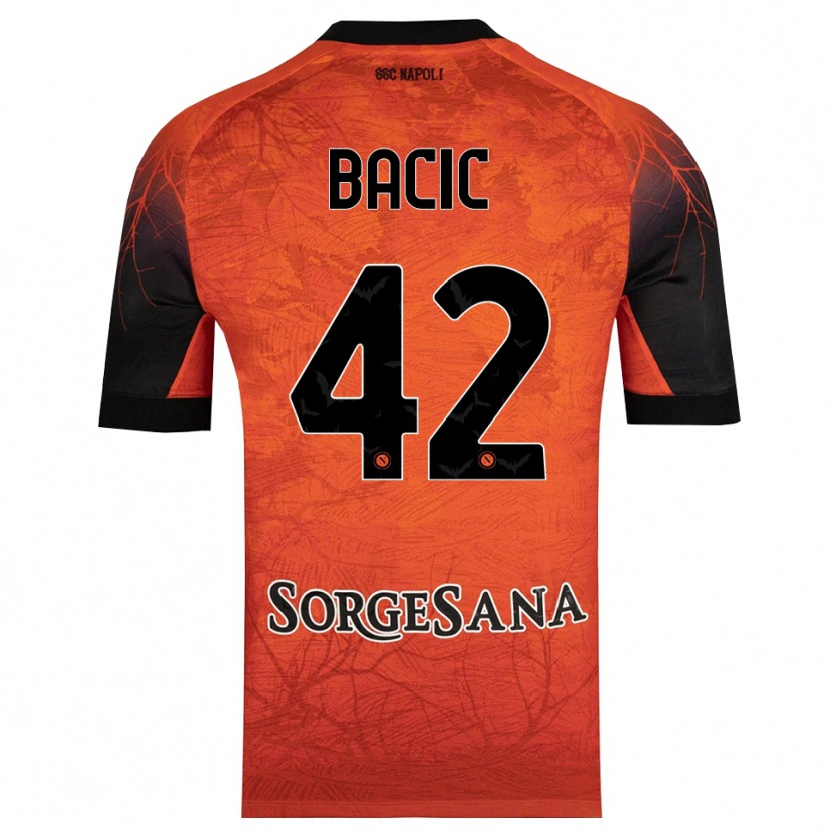 Danxen Herren Doris Bačić #42 Trikot Orange Rot Schwarz Torwarttrikot 2025/26 Österreich