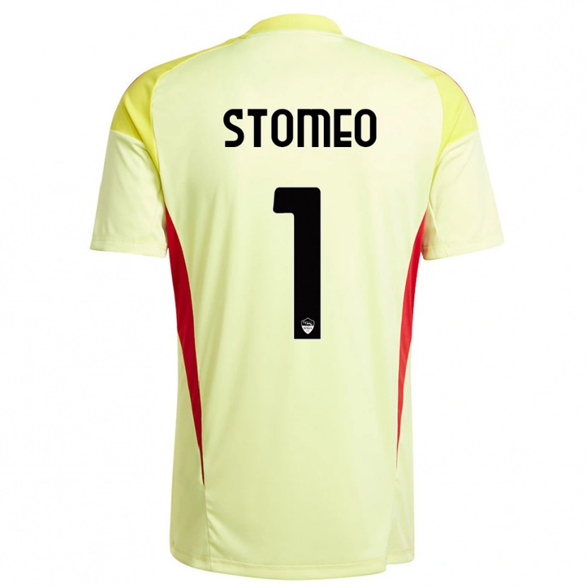 Danxen Herren Giorgio Stomeo #1 Trikot Hellgelb Orange Torwarttrikot 2025/26 Österreich