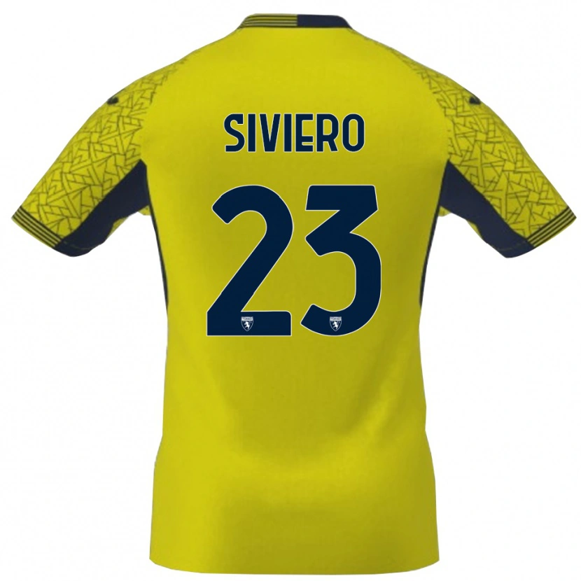 Danxen Herren Lapo Siviero #23 Trikot Gelb Schwarz Torwarttrikot 2025/26 Österreich