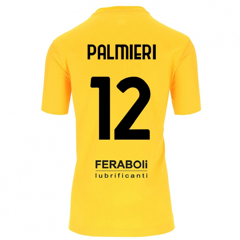 Danxen Herren Cristian Palmieri #12 Trikot Gelb Schwarz Torwarttrikot 2025/26 Österreich