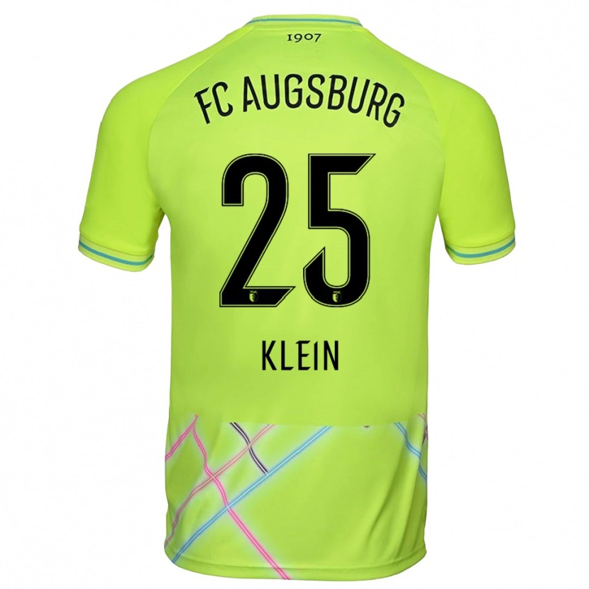 Danxen Herren Daniel Klein #25 Trikot Grün Gelb Schwarz Torwarttrikot 2025/26 Österreich