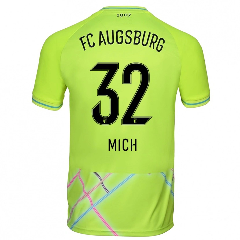 Danxen Herren Fabian Mich #32 Trikot Grün Gelb Schwarz Torwarttrikot 2025/26 Österreich