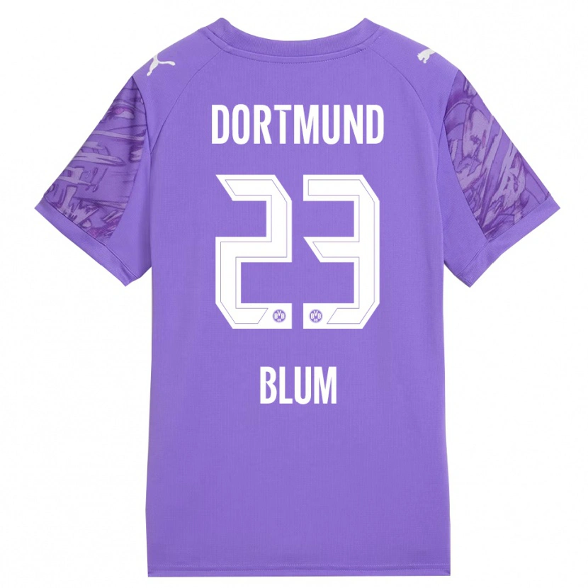 Danxen Herren Caroline Blum #23 Trikot Flieder Weiß Torwarttrikot 2025/26 Österreich