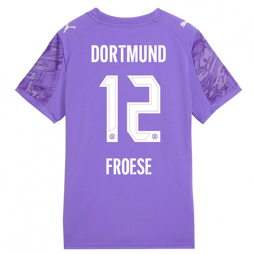 Danxen Herren Julien Froese #12 Trikot Flieder Weiß Torwarttrikot 2025/26 Österreich