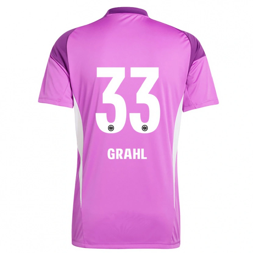 Danxen Herren Jens Grahl #33 Trikot Flieder Weiß Torwarttrikot 2025/26 Österreich
