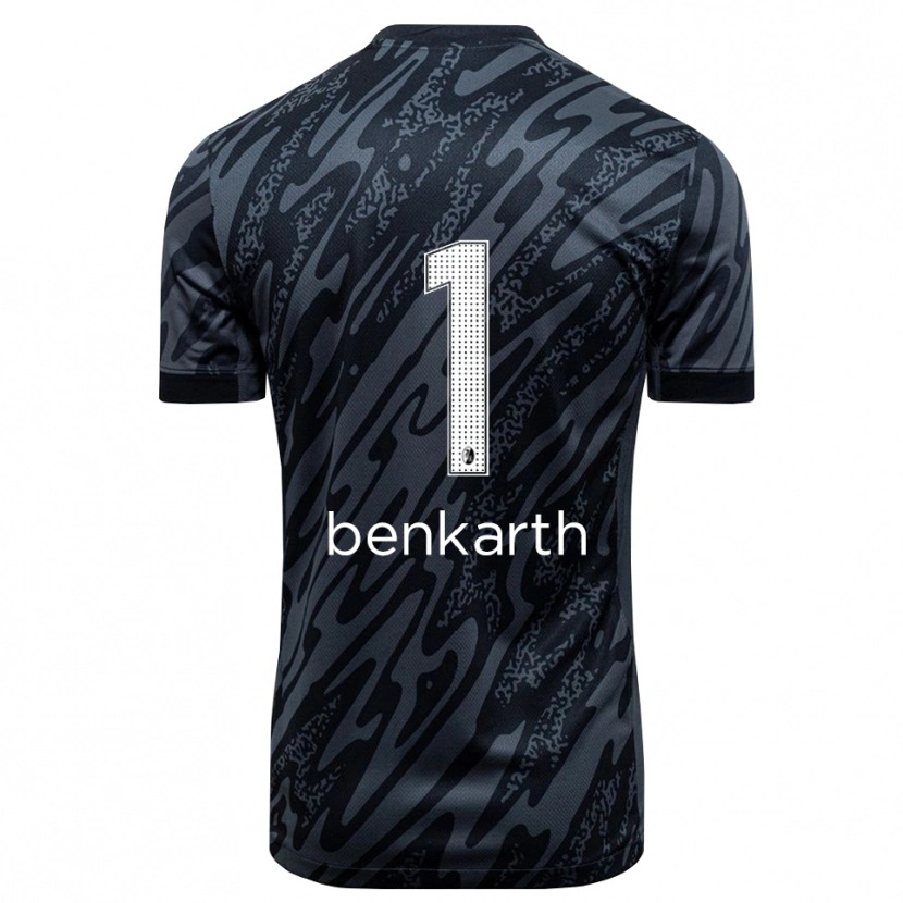 Danxen Herren Laura Benkarth #1 Trikot Schwarz Weiß Torwarttrikot 2025/26 Österreich
