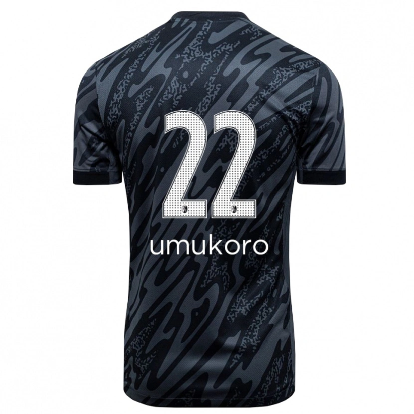 Danxen Herren Jayden Umukoro #22 Trikot Schwarz Weiß Torwarttrikot 2025/26 Österreich