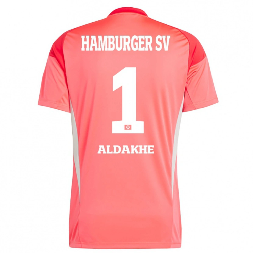 Danxen Herren Ather Aldakhe #1 Trikot Rot Orange Torwarttrikot 2025/26 Österreich