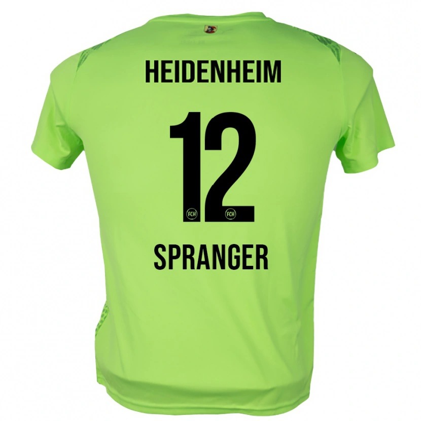 Danxen Herren Luke Spranger #12 Trikot Blassgrün Torwarttrikot 2025/26 Österreich