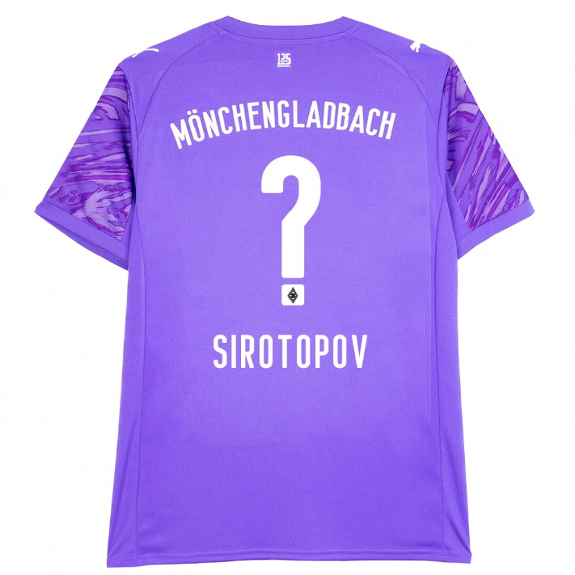 Danxen Herren Artem Sirotopov #0 Trikot Flieder Weiß Torwarttrikot 2025/26 Österreich