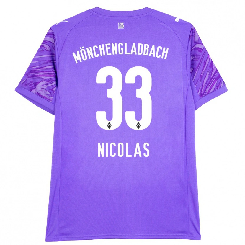 Danxen Herren Moritz Nicolas #33 Trikot Flieder Weiß Torwarttrikot 2025/26 Österreich