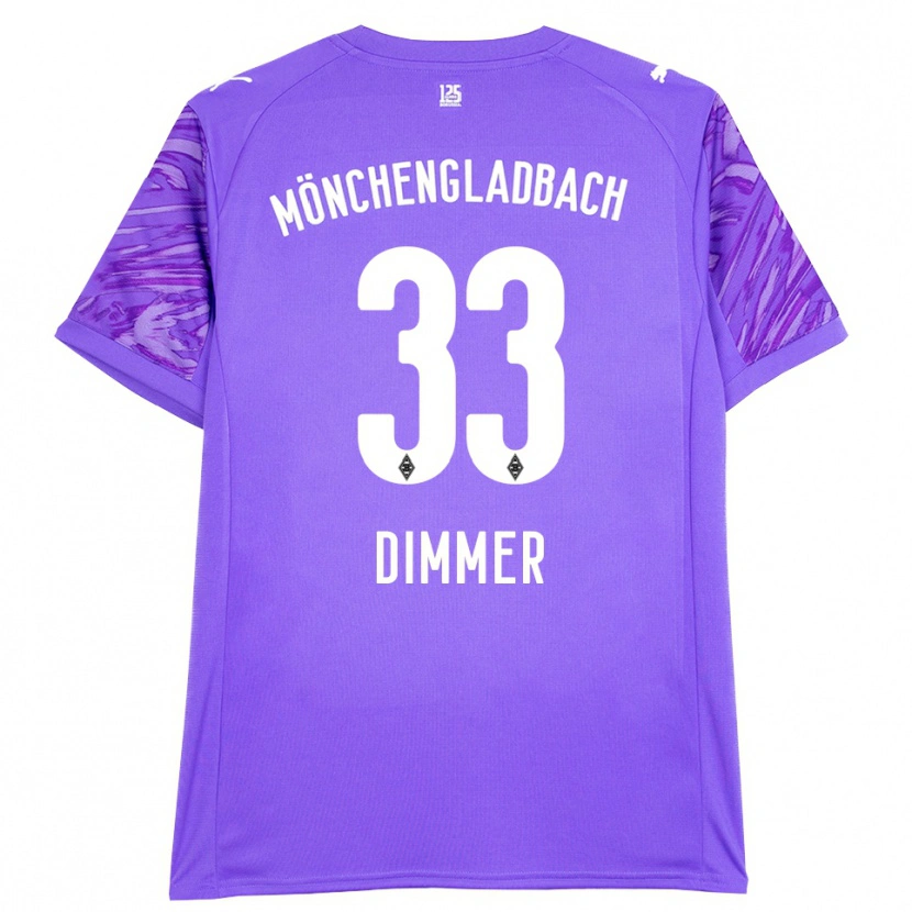 Danxen Herren Florian Dimmer #33 Trikot Flieder Weiß Torwarttrikot 2025/26 Österreich