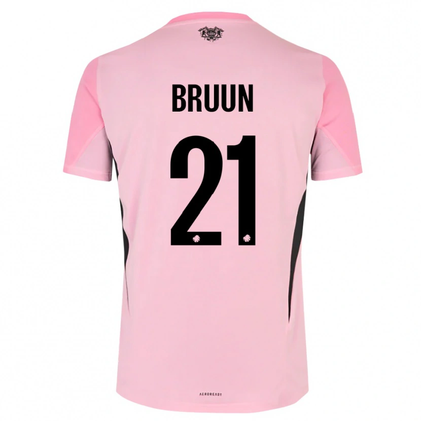 Danxen Herren Alfred Bruun #21 Trikot Pink Schwarz Torwarttrikot 2025/26 Österreich