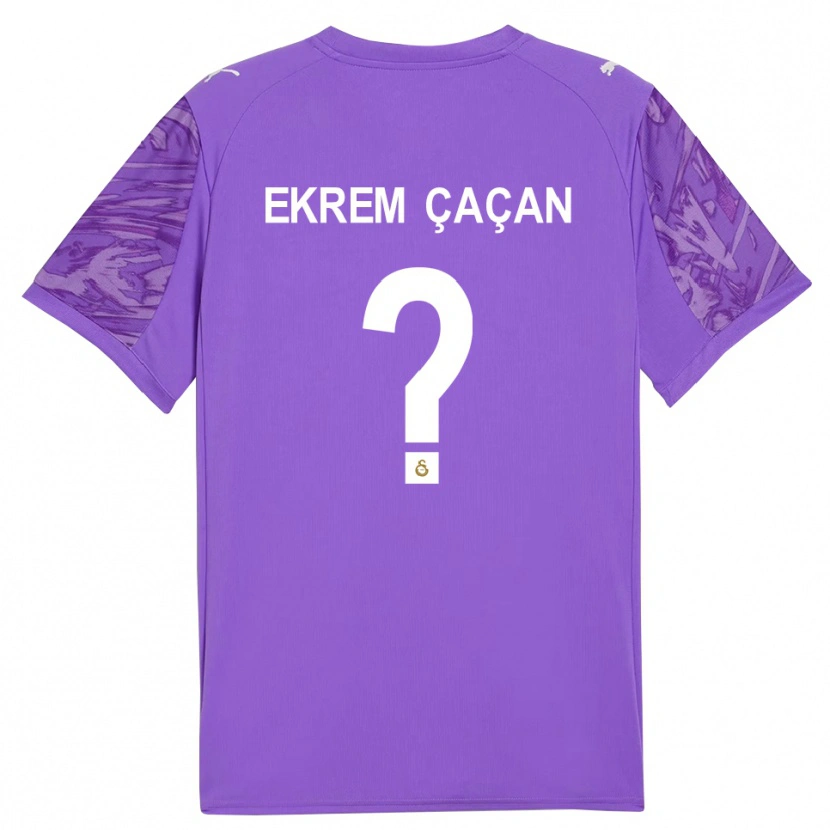 Danxen Herren Yağız Ekrem Çaçan #0 Trikot Lila Weiß Torwarttrikot 2025/26 Österreich