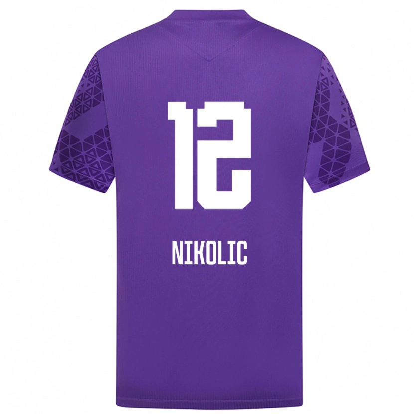 Danxen Herren Uros Nikolic #12 Trikot Indigo Weiß Torwarttrikot 2025/26 Österreich