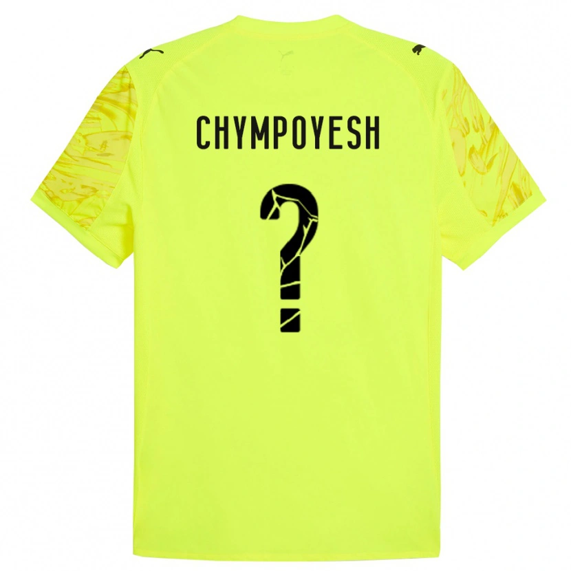 Danxen Herren Vladyslav Chympoyesh #0 Trikot Grün Gelb Torwarttrikot 2025/26 Österreich