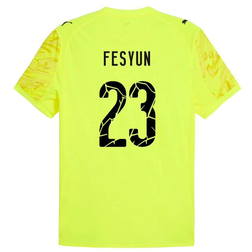Danxen Herren Kiril Fesyun #23 Trikot Grün Gelb Torwarttrikot 2025/26 Österreich