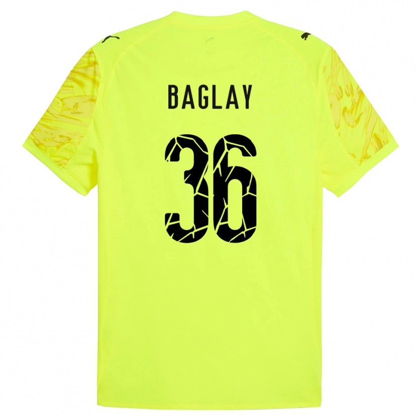 Danxen Herren Rostyslav Baglay #36 Trikot Grün Gelb Torwarttrikot 2025/26 Österreich