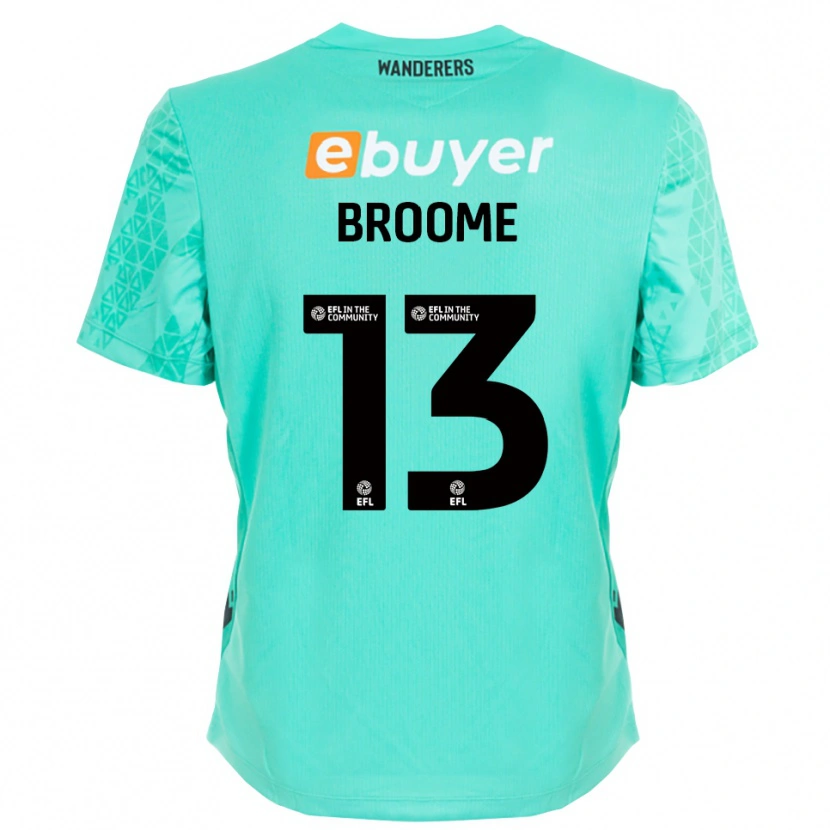 Danxen Damen Nathan Broome #13 Trikot Aqua Schwarz Torwarttrikot 2025/26 Österreich