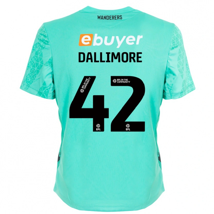 Danxen Damen Jack Dallimore #42 Trikot Aqua Schwarz Torwarttrikot 2025/26 Österreich