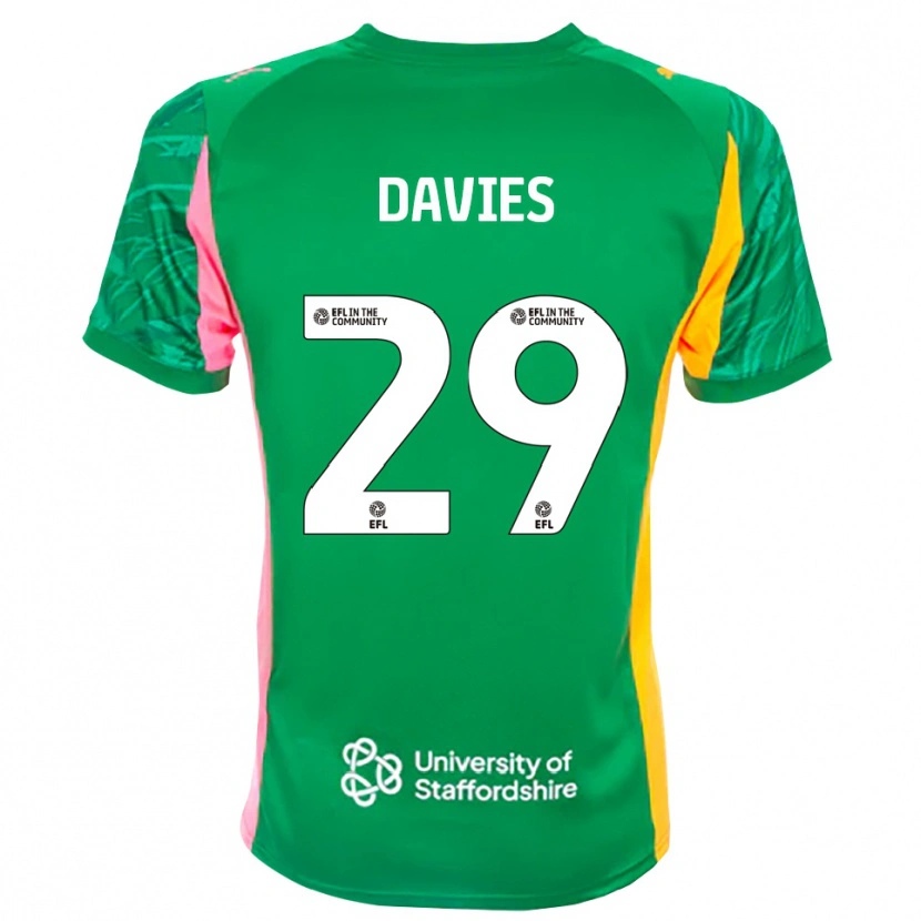 Danxen Damen Arron Davies #29 Trikot Grün Rosa Orange Torwarttrikot 2025/26 Österreich