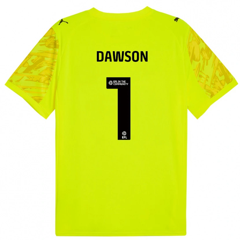 Danxen Damen Cameron Dawson #1 Trikot Fluoreszierendes Grün Schwarz Torwarttrikot 2025/26 Österreich