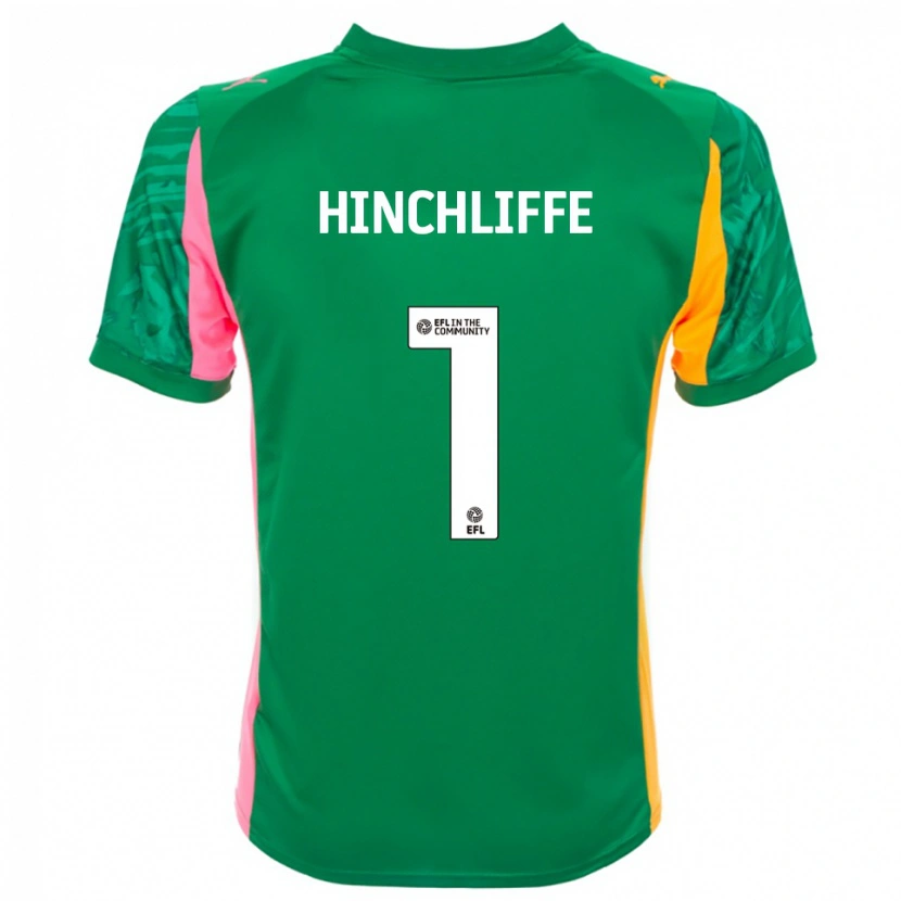 Danxen Damen Ben Hinchliffe #1 Trikot Grün Rosa Weiß Torwarttrikot 2025/26 Österreich