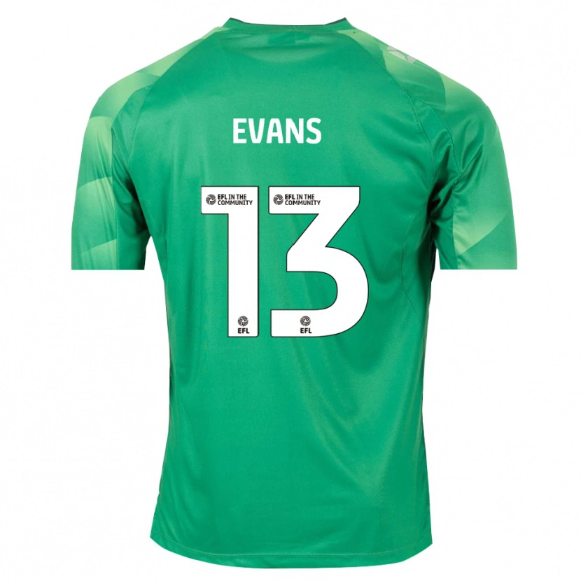 Danxen Damen Owen Evans #13 Trikot Grün Weiß Torwarttrikot 2025/26 Österreich