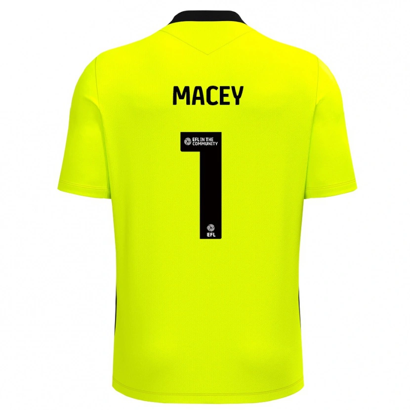 Danxen Damen Matt Macey #1 Trikot Gelb Schwarz Torwarttrikot 2025/26 Österreich