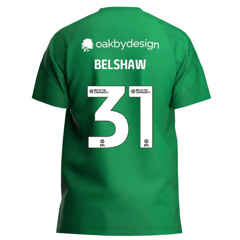 Danxen Damen James Belshaw #31 Trikot Grün Weiß Torwarttrikot 2025/26 Österreich