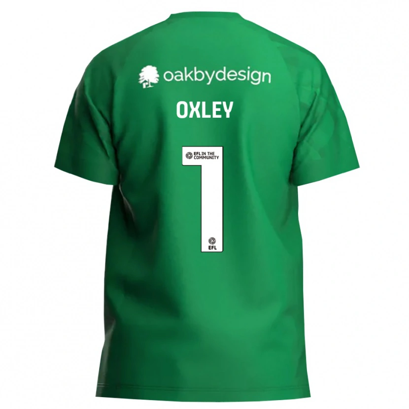 Danxen Damen Mark Oxley #1 Trikot Grün Weiß Torwarttrikot 2025/26 Österreich